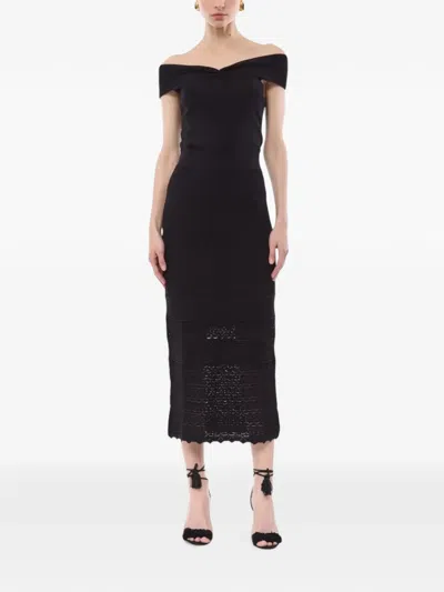 Nenette Off-shoulder Top In Black