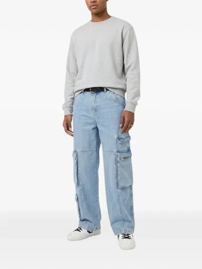 John Richmond Multi-pocket Cargo Pants In Blue