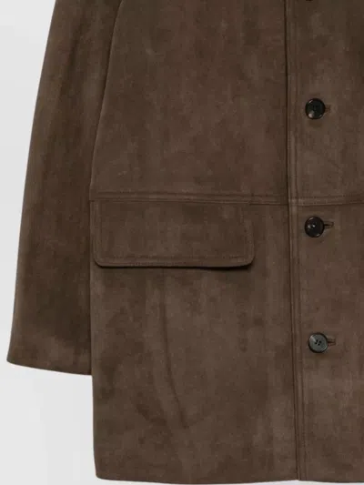 Dunst Raglan-sleeve Button-up Coat