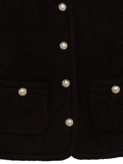 Dunst Wool Tweed Single Breasted Coat