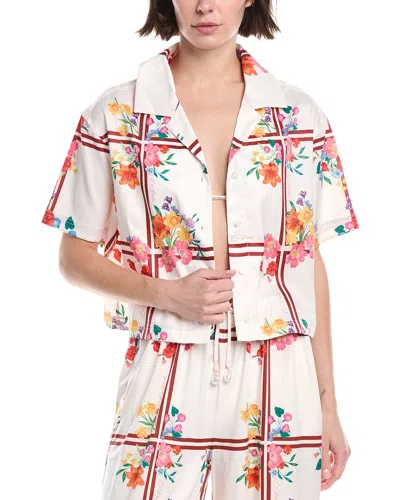 La Porte Ruby Boxy Shirt In Multi
