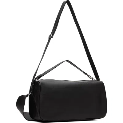 Courrèges Black Medium Three Sixty Leather Bag In 9999 Black