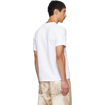 Bape White College T-shirt In White