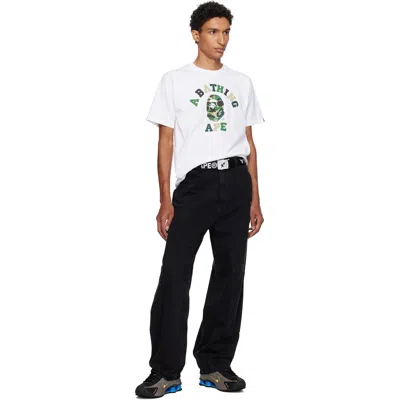 Bape Black Logo Gi Belt In Black
