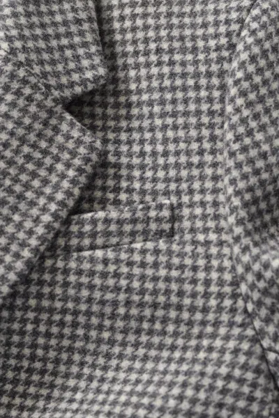 Gant Houndstooth Blazer In Green