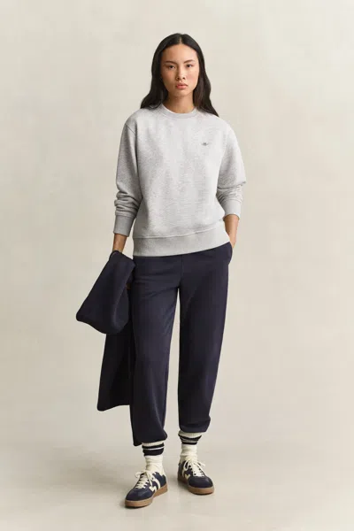 Gant Shield Sweatshirt In Gray