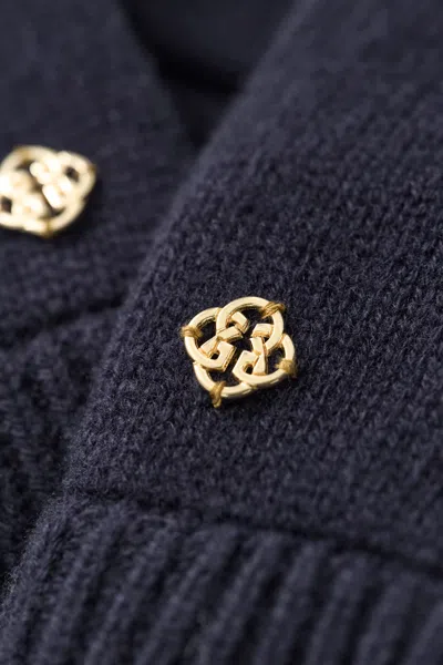 Gant Wool Gloves In Blue
