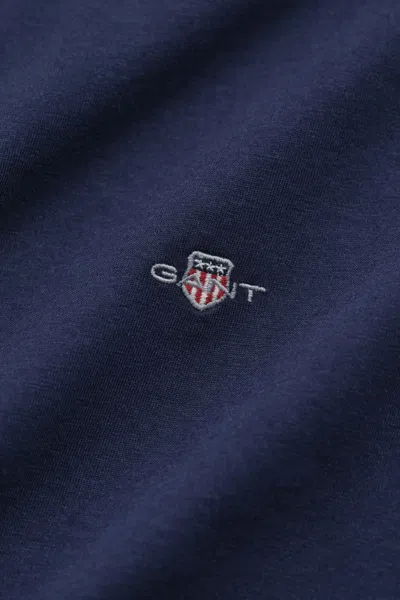 Gant Shield T-shirt In Evening Blue