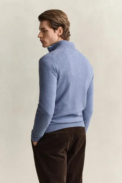 Gant Lambswool Half-zip Sweater In Multi