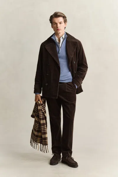 Gant Lambswool Half-zip Sweater In Multi