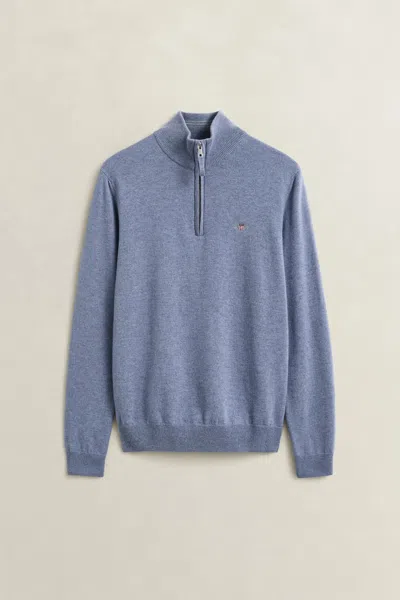 Gant Lambswool Half-zip Sweater In Multi