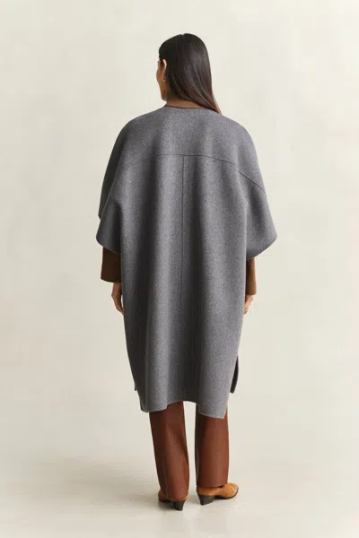 Gant Handstitched Cape Coat In Multi