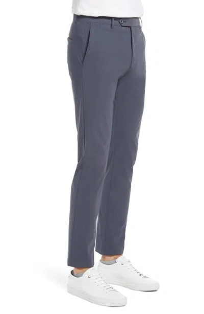 Zanella Active Stretch Flat Front Pants In Gray