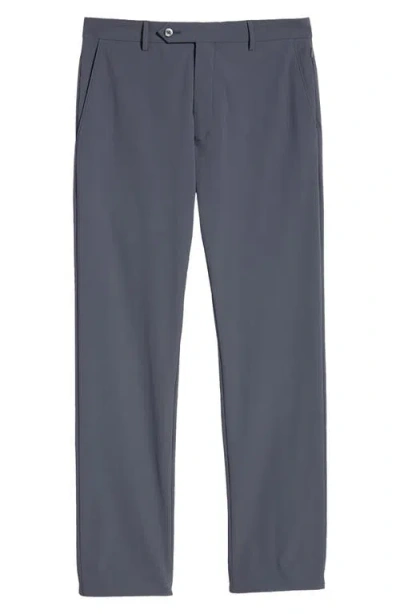 Zanella Active Stretch Flat Front Pants In Gray