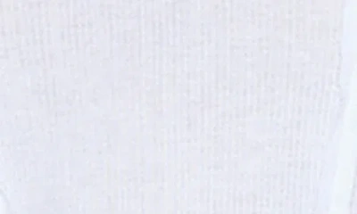 Frame Rib Reverse Seam T-shirt In White
