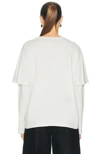 Agolde Lois Tee In White