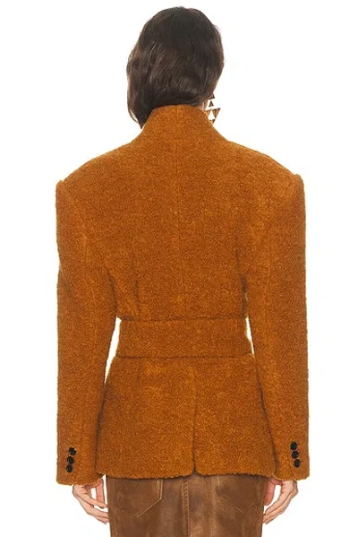 Isabel Marant Syndra Wool Jacket In Brown