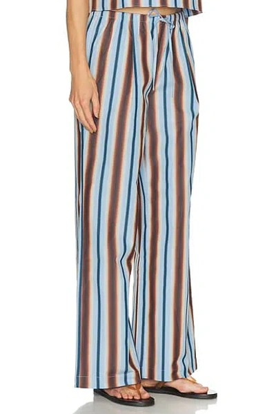 Solid & Striped Ashling Striped Wide Leg Pants In Multi