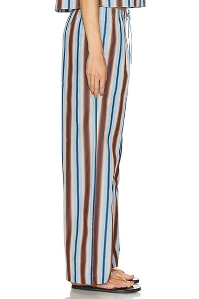 Solid & Striped Ashling Striped Wide Leg Pants In Multi