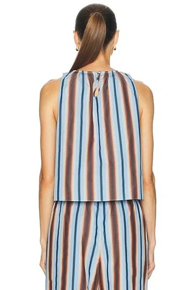 Solid & Striped Dev Striped Cotton Sleeveless Top In Multi