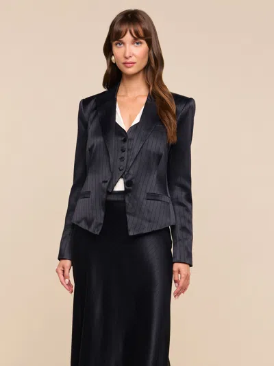 L'agence Misa Single Breasted Blazer In Black