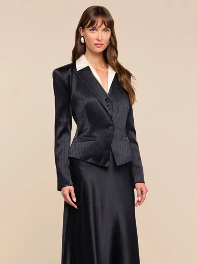 L'agence Misa Single Breasted Blazer In Black