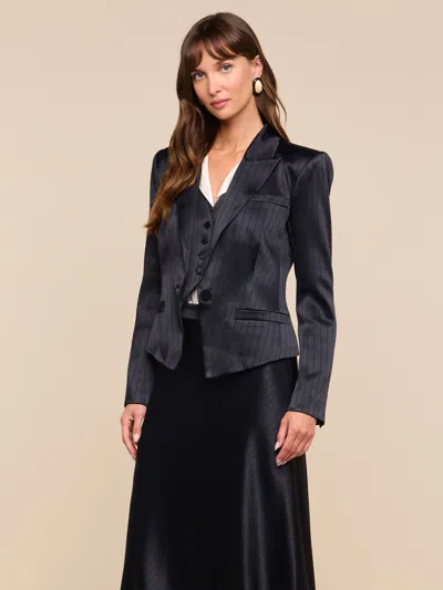 L'agence Misa Single Breasted Blazer In Black