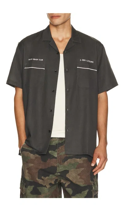 Duvin Design Gator Buttonup In Black