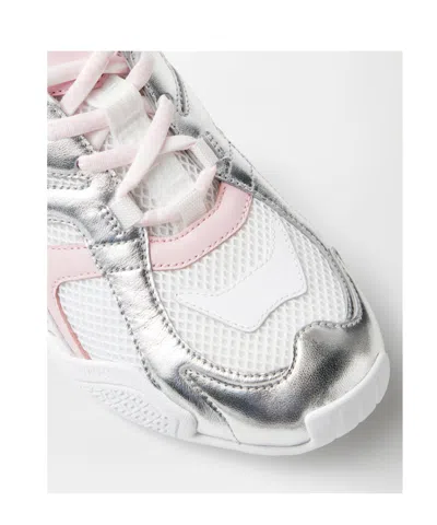 Versace Mesh Lace-up Sneakers In Multi