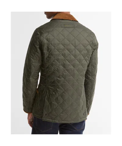 Barbour Liddesdale Quilted-pattern Jacket In Green