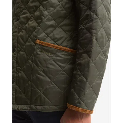 Barbour Liddesdale Quilted-pattern Jacket In Green