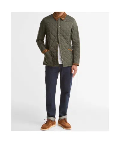 Barbour Liddesdale Quilted-pattern Jacket In Green