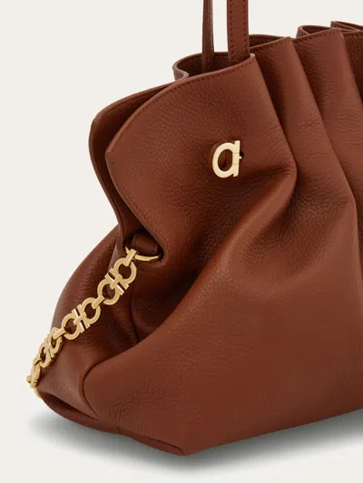 Ferragamo Soft-bag (m) In Brown