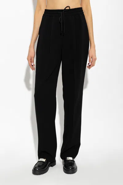 Michael Michael Kors Drawstring Casual Pants In Black