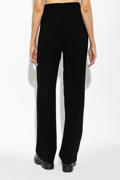 Michael Michael Kors Drawstring Casual Pants In Black