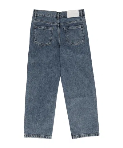 Msgm Belt-loop Jeans In Blue