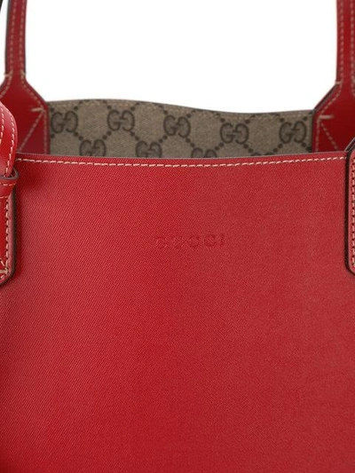 Shop Gucci Reversible Gg Leather Tote