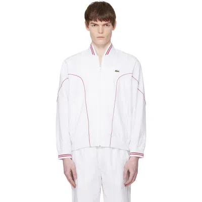 Lacoste Logo-patch Jacket In Animal Print