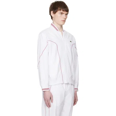 Lacoste Logo-patch Jacket In Animal Print