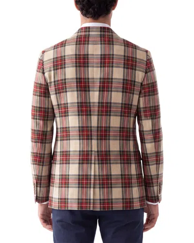 Corneliani Cc Collection Virgin Wool Double-breasted Jacket In Multi