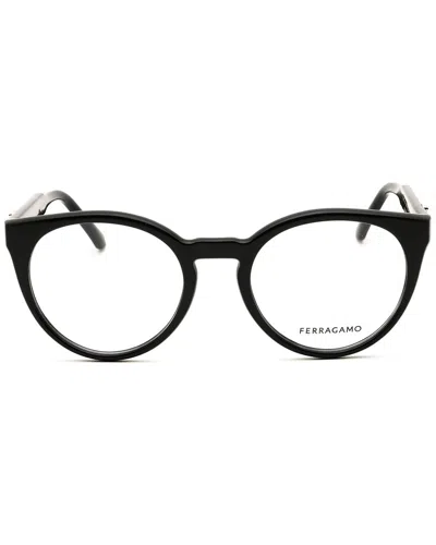 Ferragamo Unisex 51mm Optical Frames In Black