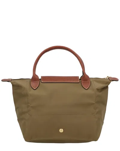 Longchamp Le Pliage Original Small Canvas Handbag In Green