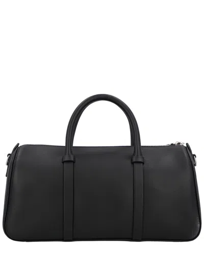 Longchamp Daylong Medium Leather Handbag In Black