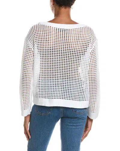 Rd Style Belinda Long Sleeve Boatneck Pullover In White