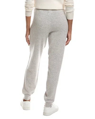 Incashmere Drawstring Cashmere Jogger Pant In Gray