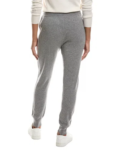 Incashmere Stripe Cashmere Jogger In Gray