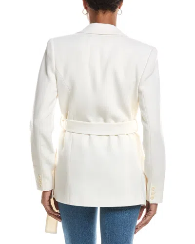 Alexis Bartan Wool Jacket In White