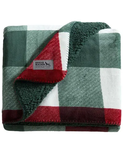 Eddie Bauer Mountain Fall Plaid Throw In Multi