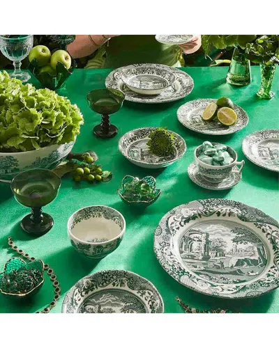 Spode Green Italian 12pc Dinnerware Set In Green