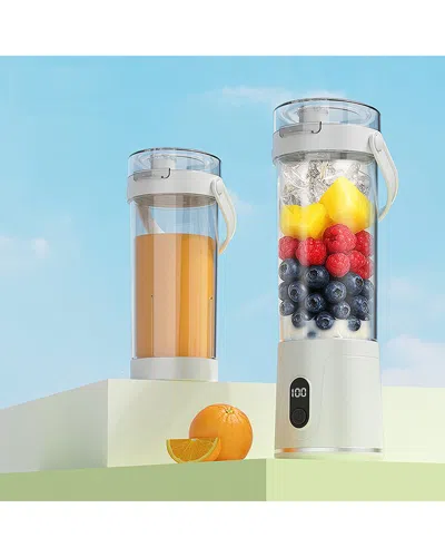 Quickbite Portable Juice Blender Bottle In Silver